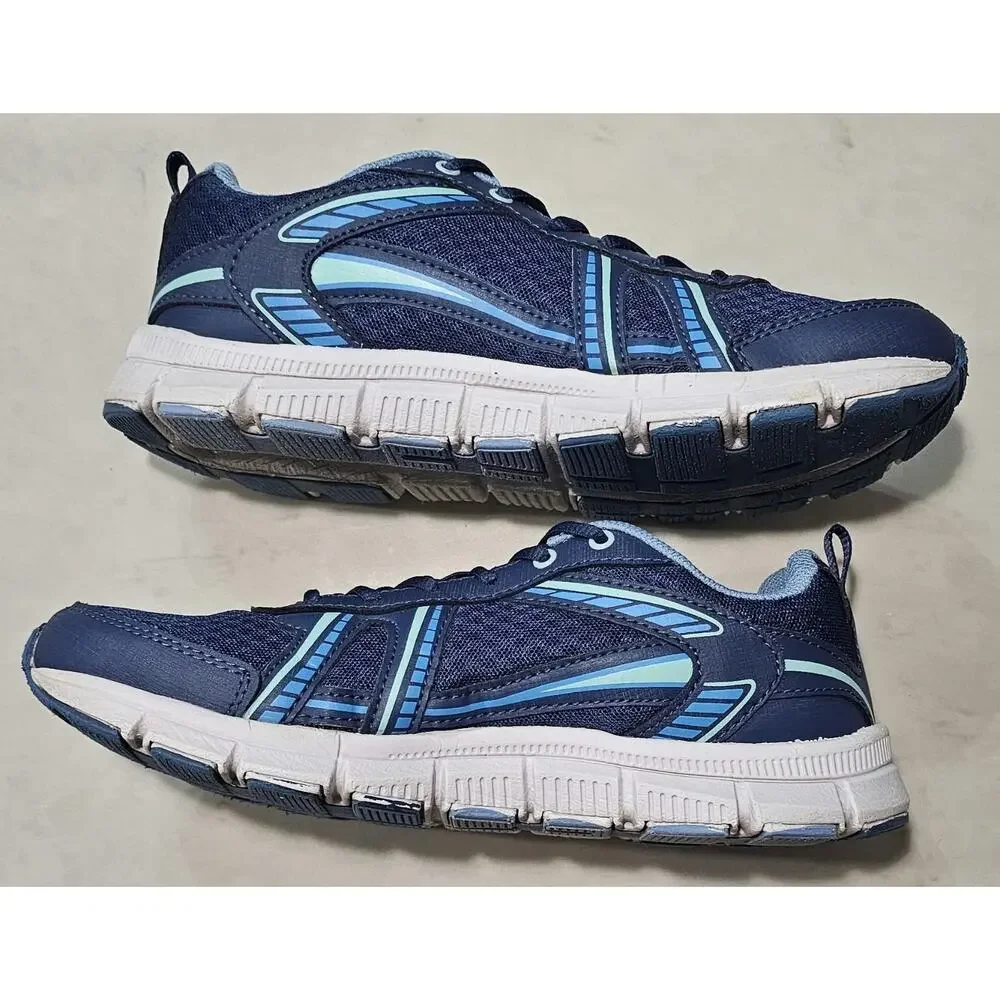 Ryka Coastline Women's Running Shoes Size 8 Navy Blue Mesh Lace Up Sneakers
